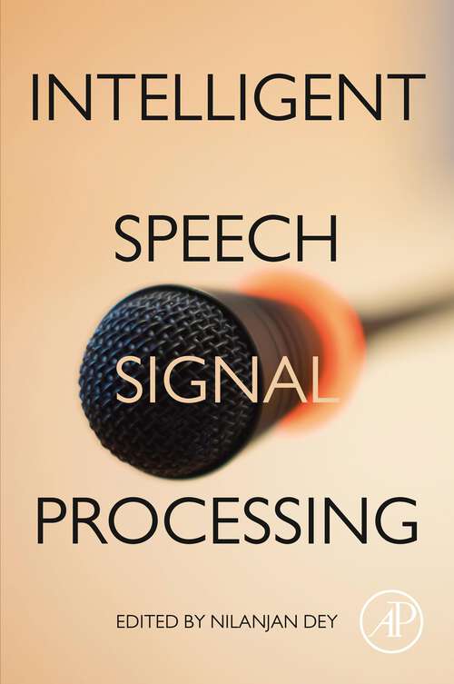 Book cover of Intelligent Speech Signal Processing