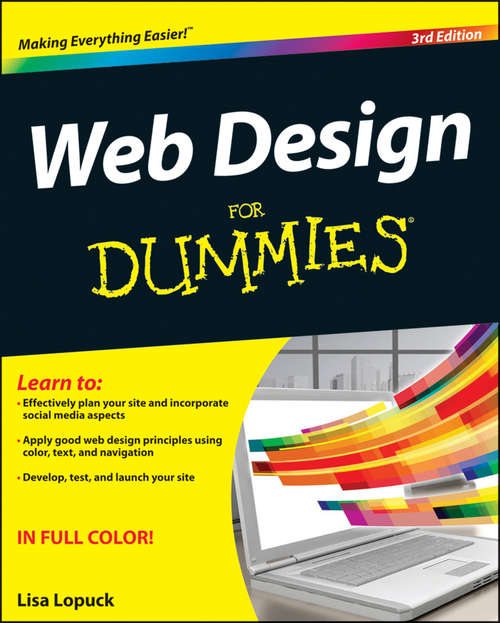 Book cover of Web Design For Dummies (3) (For Dummies)