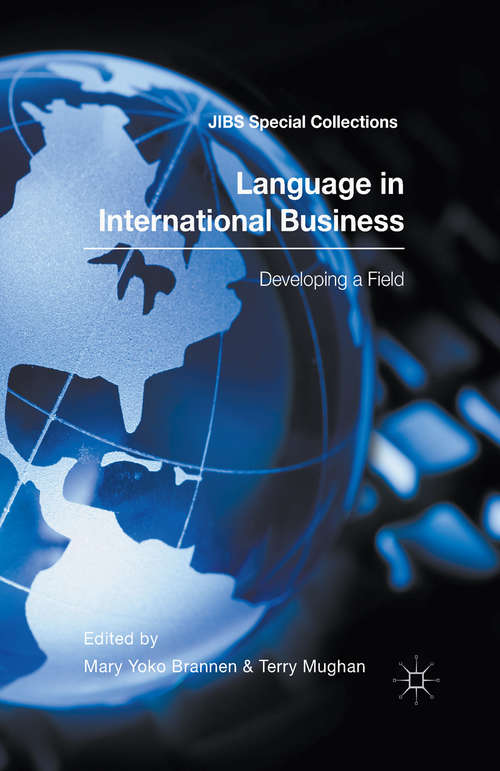 Book cover of Language in International Business: Developing a Field