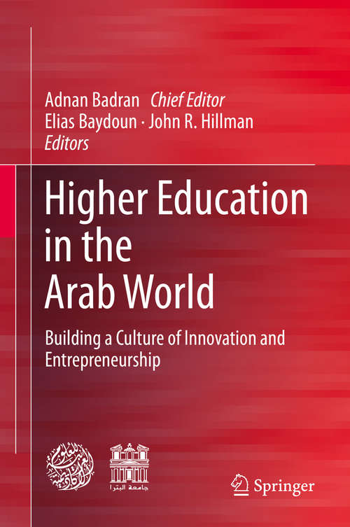 Book cover of Higher Education in the Arab World: Building a Culture of Innovation and Entrepreneurship (1st ed. 2020)
