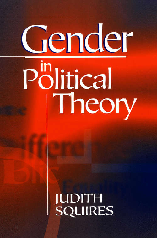 Book cover of Gender in Political Theory