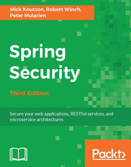 Book cover of Spring Security