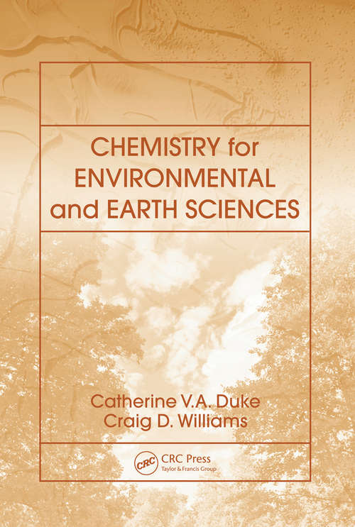 Book cover of Chemistry for Environmental and Earth Sciences