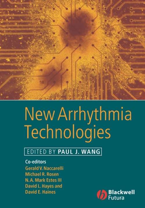 Book cover of New Arrhythmia Technologies