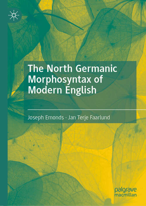 Book cover of The North Germanic Morphosyntax of Modern English (2024)