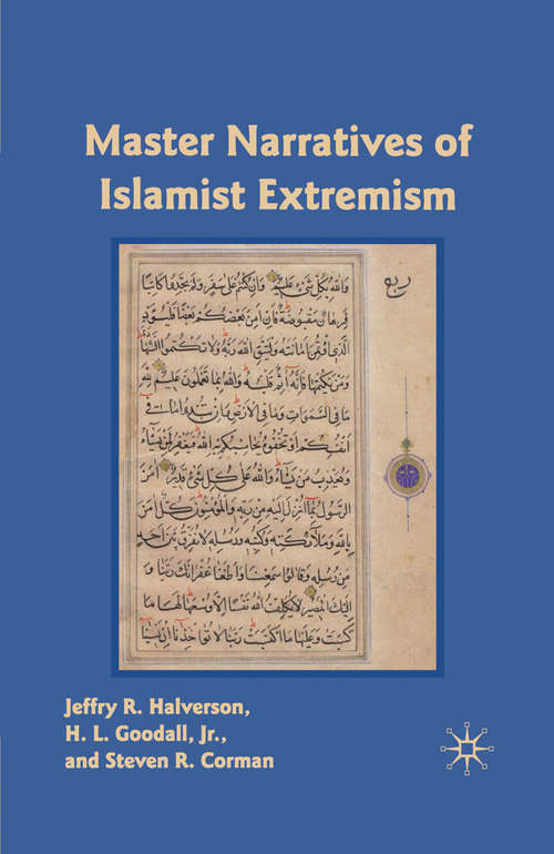 Book cover of Master Narratives of Islamist Extremism (2011)