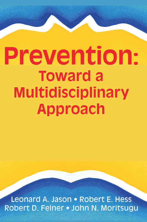 Book cover of Prevention: Toward a Multidisciplinary Approach