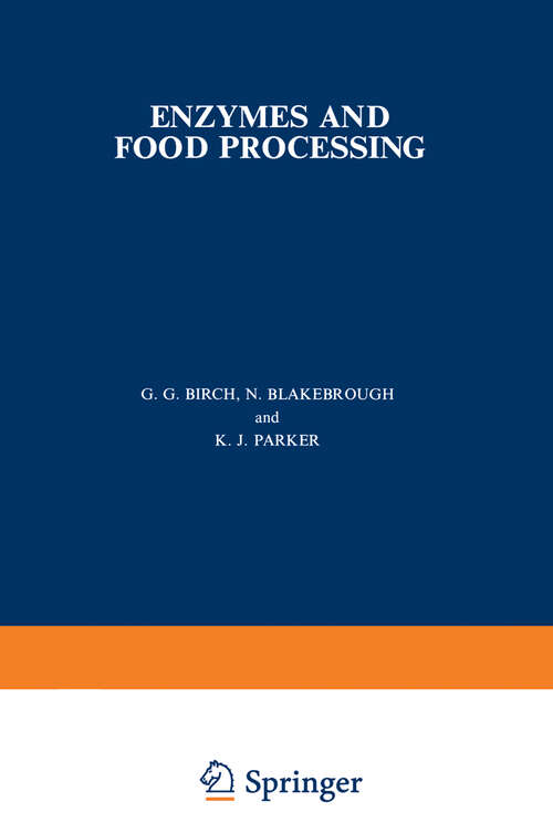 Book cover of Enzymes and Food Processing (1981)