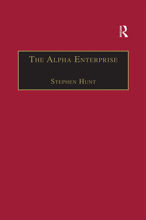 Book cover of The Alpha Enterprise: Evangelism in a Post-Christian Era