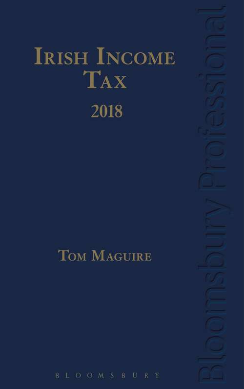 Book cover of Irish Income Tax 2018