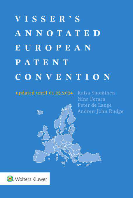 Book cover of Visser's Annotated European Patent Convention 2024 Edition (Annotated European Patent Convention)