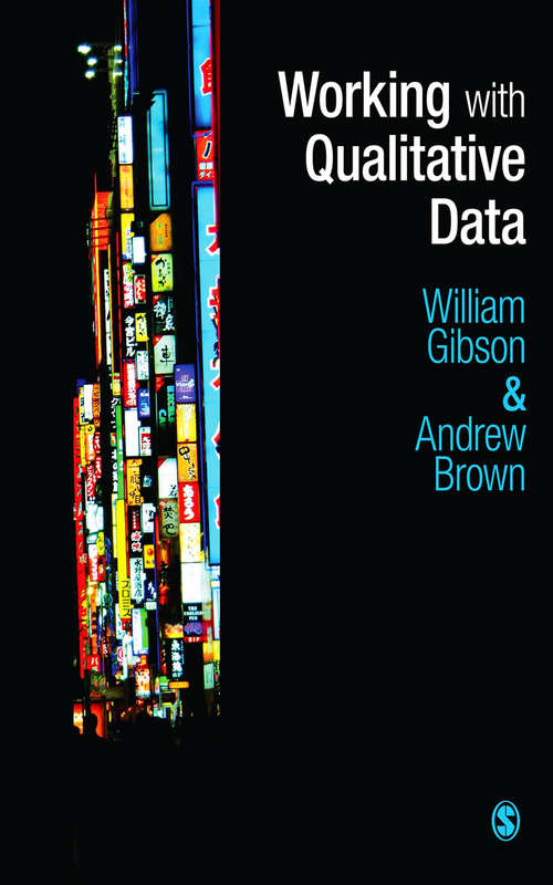 Book cover of Working with Qualitative Data