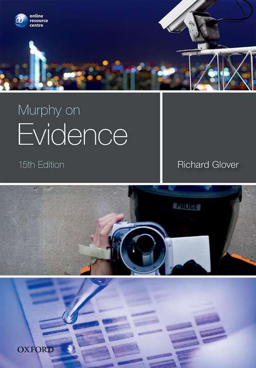 Book cover of Murphy on Evidence