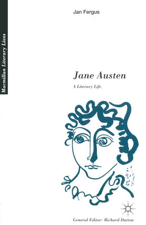 Book cover of Jane Austen: A Literary Life (1st ed. 1991)