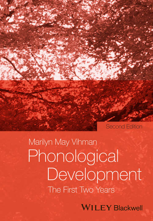 Book cover of Phonological Development: The First Two Years (2)