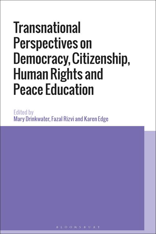 Book cover of Transnational Perspectives on Democracy, Citizenship, Human Rights and Peace Education