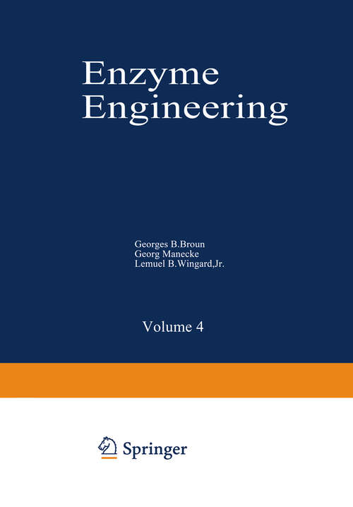 Book cover of Enzyme Engineering: Volume 4 (1978)