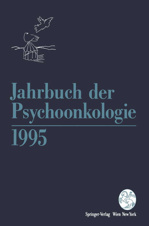 Book cover of Jahrbuch der Psychoonkologie (1995) (Jahrbuch der Psychoonkologie #1995)