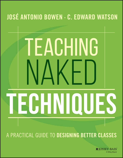 Book cover of Teaching Naked Techniques: A Practical Guide to Designing Better Classes