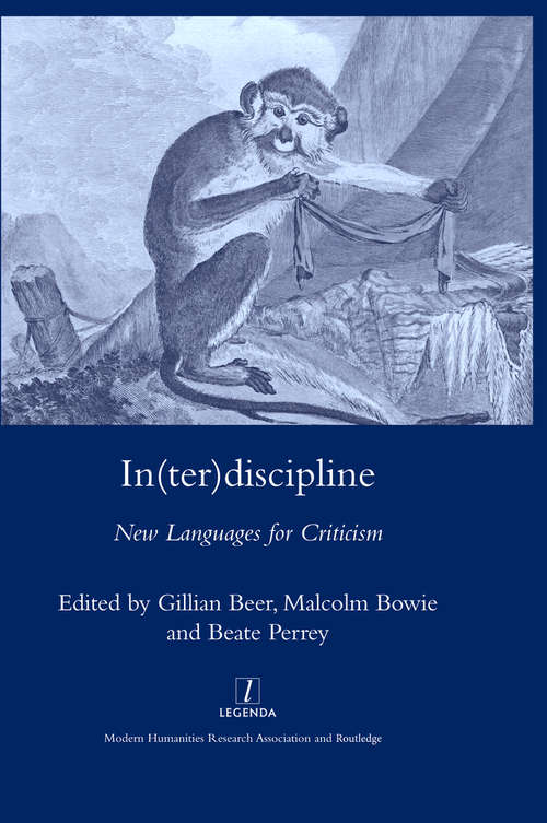 Book cover of In(ter)discipline: New Languages for Criticism