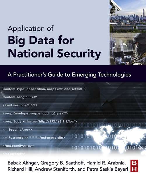 Book cover of Application of Big Data for National Security: A Practitioner’s Guide to Emerging Technologies