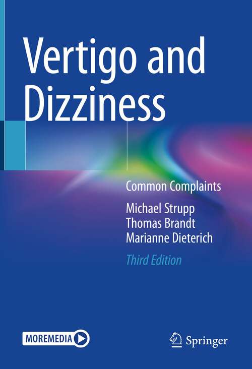 Book cover of Vertigo and Dizziness: Common Complaints (3rd ed. 2023)