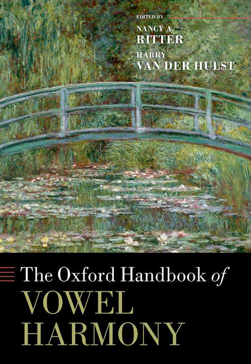 Book cover of The Oxford Handbook of Vowel Harmony