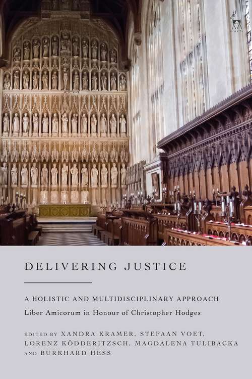 Book cover of Delivering Justice: A Holistic and Multidisciplinary Approach