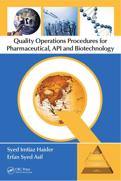 Book cover of Quality Operations Procedures for Pharmaceutical, API, and Biotechnology
