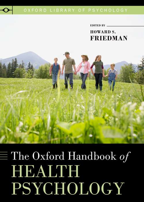 Book cover of The Oxford Handbook of Health Psychology (Oxford Library of Psychology)