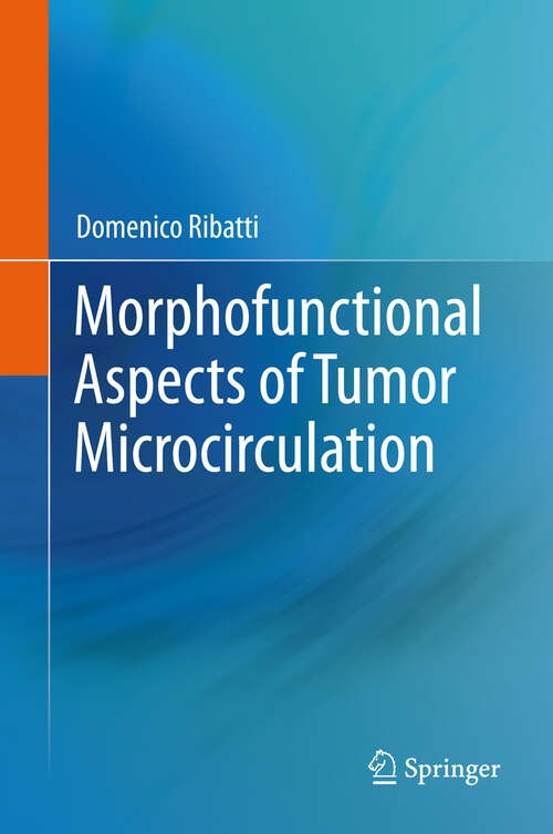 Book cover of Morphofunctional Aspects of Tumor Microcirculation (2012)