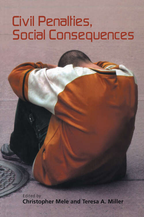 Book cover of Civil Penalties, Social Consequences