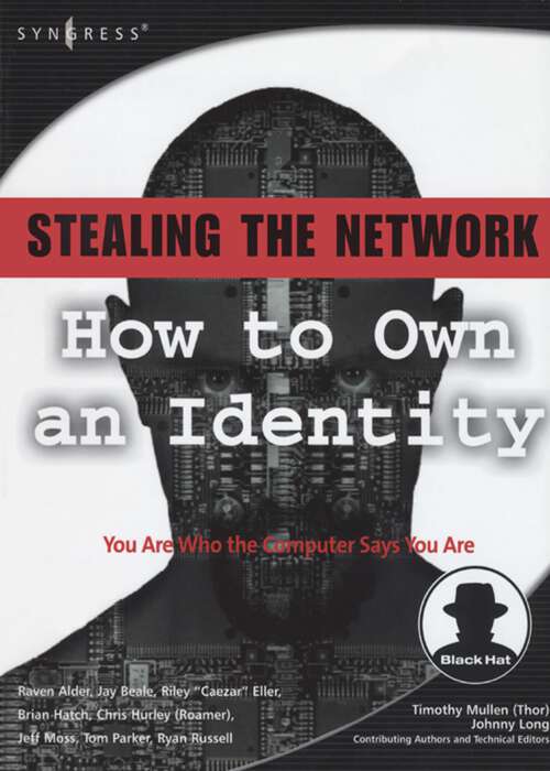 Book cover of Stealing the Network: How to Own an Identity