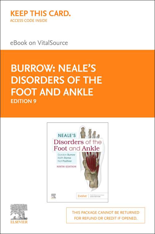 Book cover of Neale's Disorders of the Foot and Ankle E-Book: Neale's Disorders of the Foot and Ankle E-Book (9)