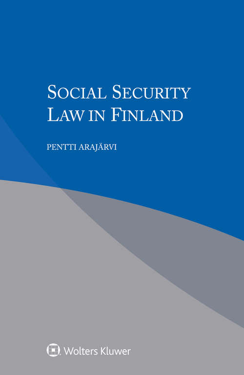 Book cover of Social Security Law in Finland