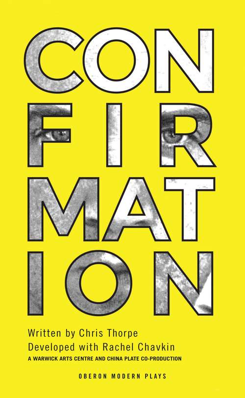 Book cover of Confirmation (Oberon Modern Plays)