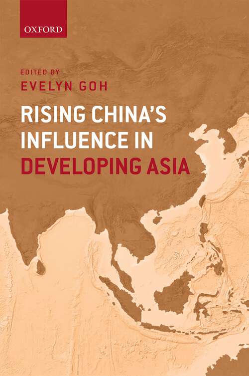 Book cover of Rising China's Influence in Developing Asia