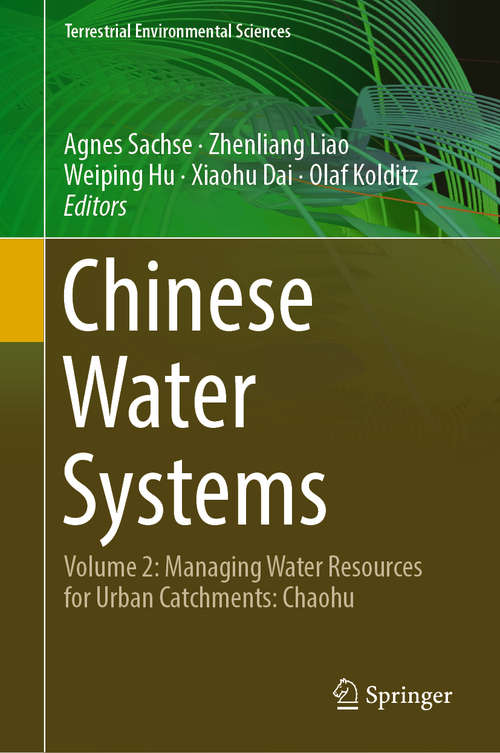 Book cover of Chinese Water Systems: Volume 3: Poyang Lake Basin (Terrestrial Environmental Sciences Ser.)