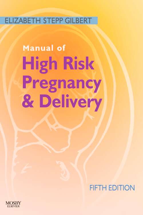 Book cover of Manual of High Risk Pregnancy and Delivery (5)