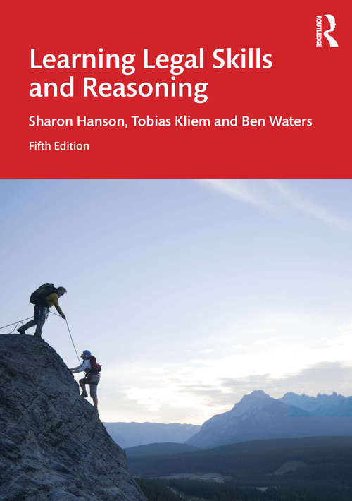 Book cover of Learning Legal Skills and Reasoning (5)