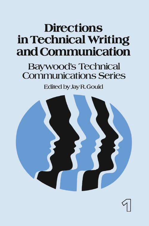 Book cover of Directions in Technical Writing and Communication