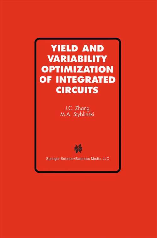 Book cover of Yield and Variability Optimization of Integrated Circuits (1995)
