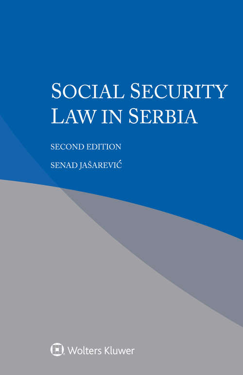 Book cover of Social Security Law in Serbia (2)