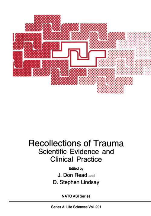 Book cover of Recollections of Trauma: Scientific Evidence and Clinical Practice (1997) (Nato Science Series A: #291)