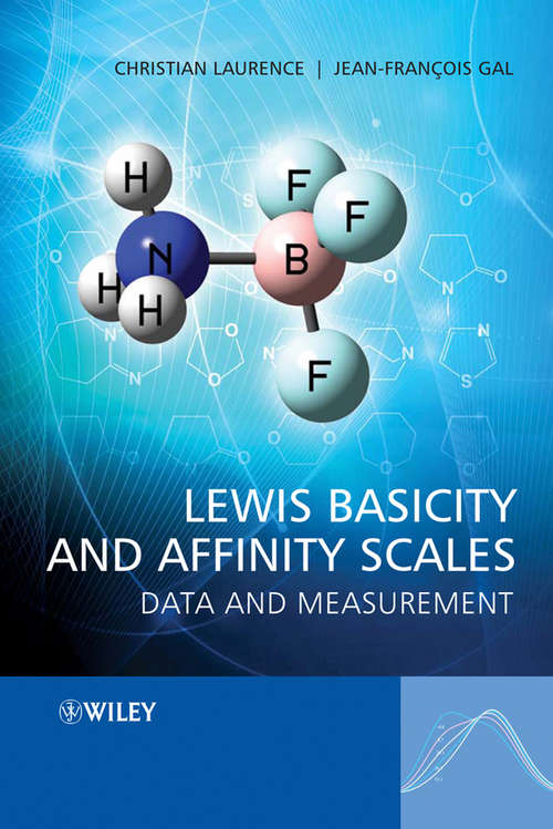 Book cover of Lewis Basicity and Affinity Scales: Data and Measurement