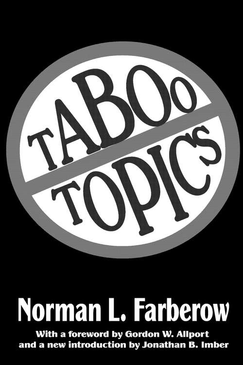 Book cover of Taboo Topics