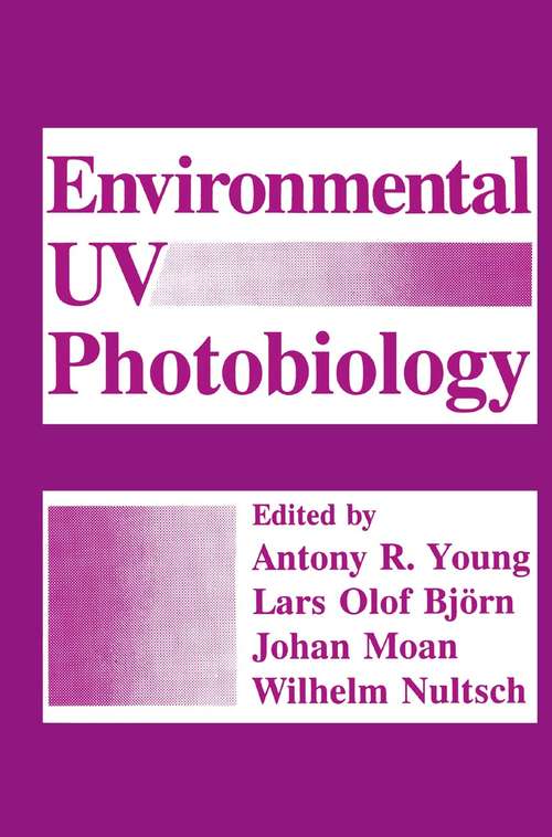 Book cover of Environmental UV Photobiology (1993)