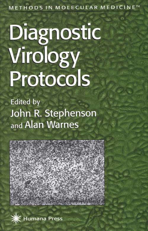 Book cover of Diagnostic Virology Protocols (1998) (Methods in Molecular Medicine #12)