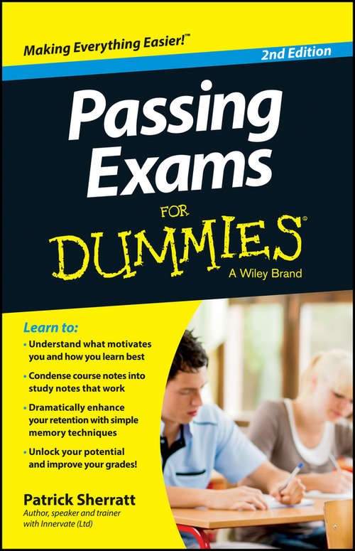 Book cover of Passing Exams For Dummies (2)