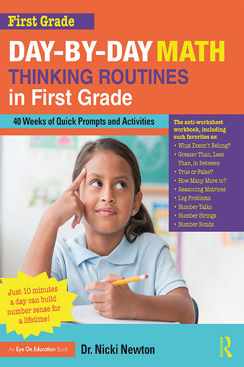 Book cover of Day-by-Day Math Thinking Routines in First Grade: 40 Weeks of Quick Prompts and Activities